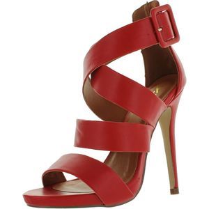 Static Footwear AISHA-1 Red Womens sandals 5.5 NEW